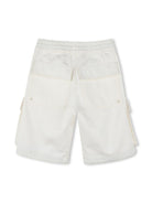 Shorts per bambino Givenchy Kids beige con coulisse elasticizzata - Rubino Kids