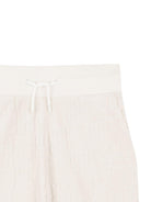 Shorts per bambino Hugo Kids bianco con chiusura a coulisse - Rubino Kids