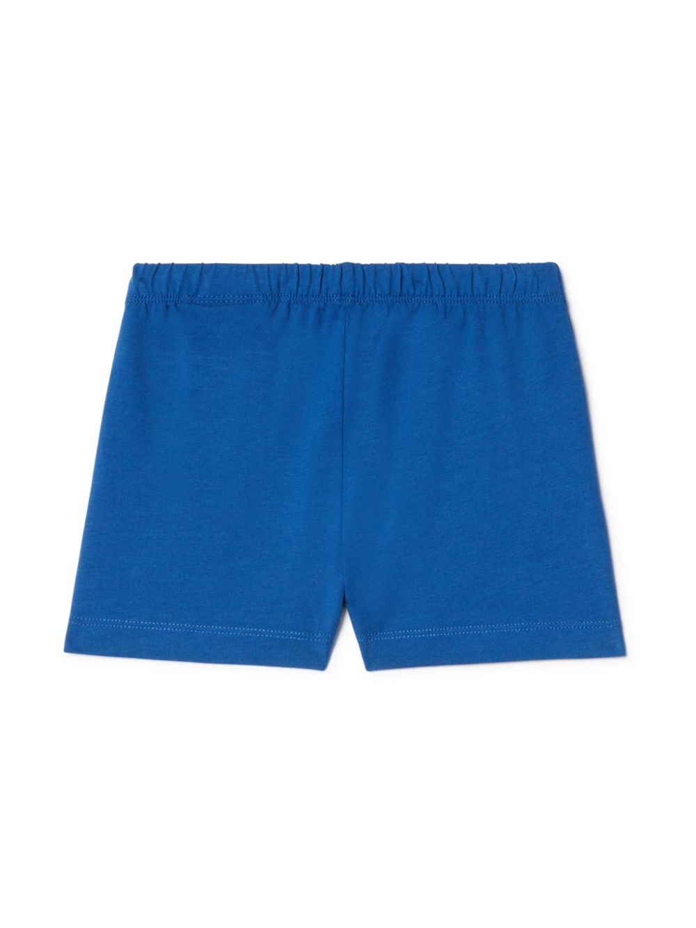 Shorts per bambino Off - White Kids Arrow Spray blu con stampa logo laterale - Rubino Kids