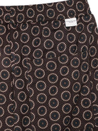 Shorts per bambino Paolo Pecora Kids marroni stampati ebano - Rubino Kids