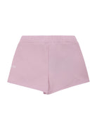 Shorts per neonata Balmain Kids rosa con logo sul davanti - Rubino Kids
