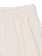 Shorts per neonata Chloé Kids bianchi con elastico in vita - Rubino Kids