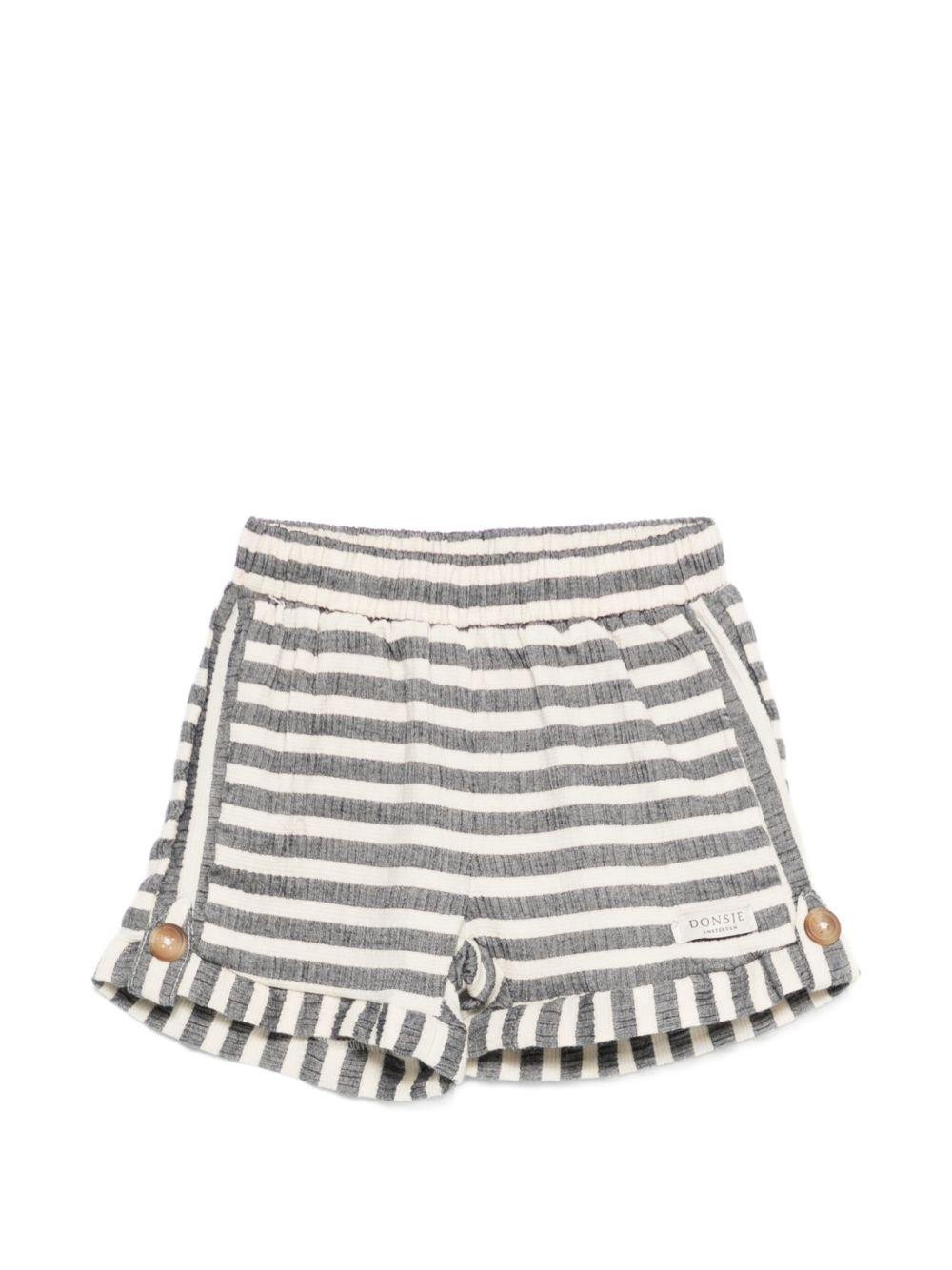 Shorts per neonata Donsje multicolor con design a righe - Rubino Kids