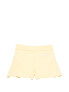 Shorts per neonata Givenchy Kids gialli con vita elasticizzata - Rubino Kids