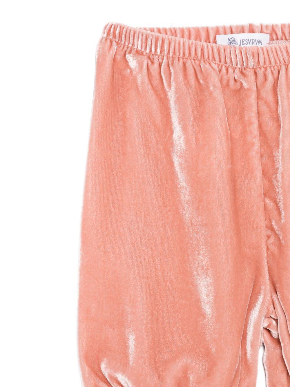 Shorts per neonata Jesurum Baby rosa con elastico in vita - Rubino Kids