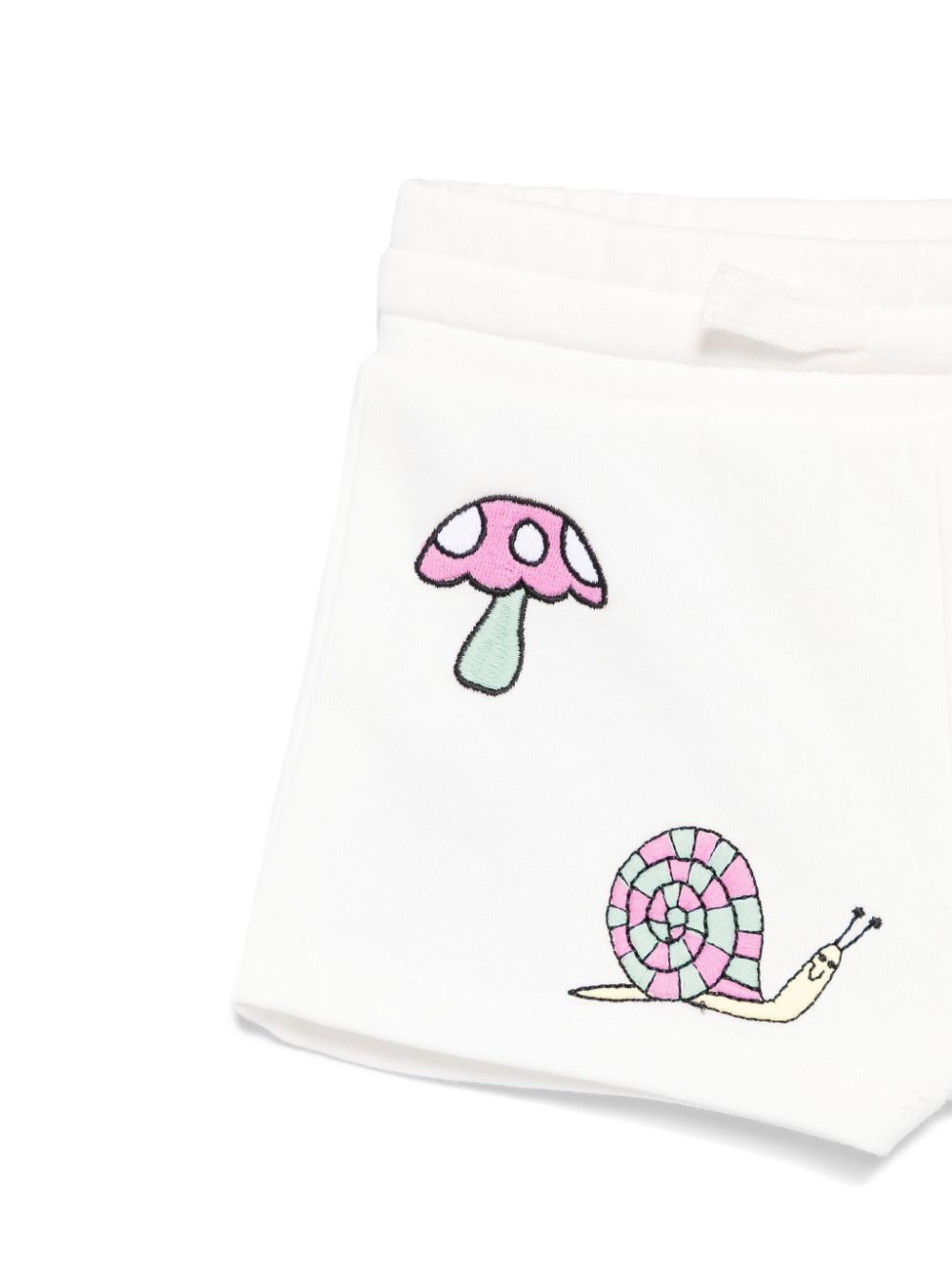 Shorts per neonata Stella McCartney Kids con ricamo stile animazione - Rubino Kids