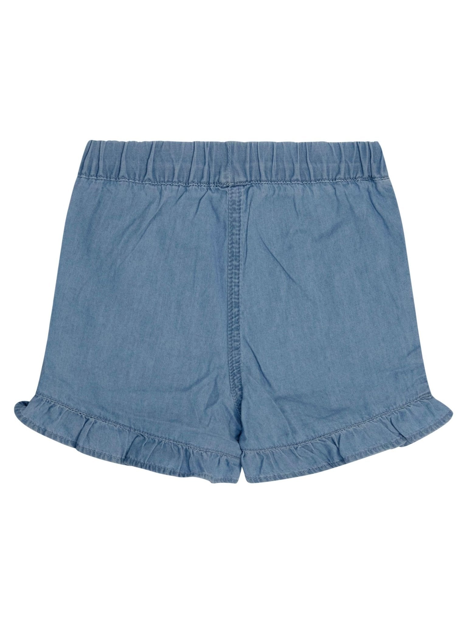 Shorts per neonata Stella McCartney Kids denim con stampa coccinelle - Rubino Kids