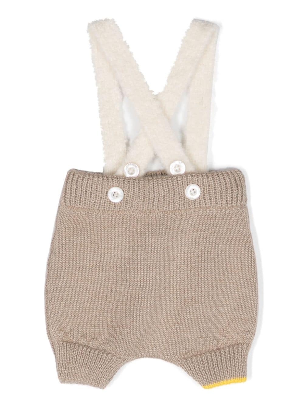 Shorts per neonati Gensami Kids grigio Alpachino con intarsio - Rubino Kids