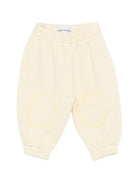 Shorts per neonato Bobo Choses beige con toppe gialle - Rubino Kids