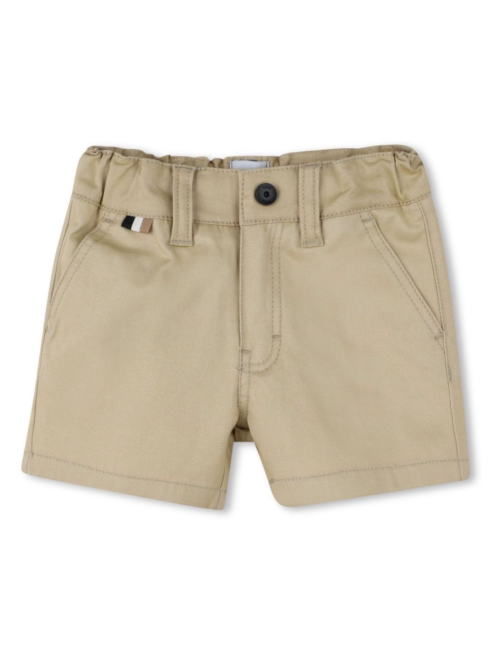 Shorts per neonato Boss Kidswear con chiusura frontale con abbottonatura - Rubino Kids