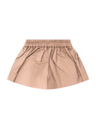 Shorts per neonato Burberry Kids beige con vita elasticizzata - Rubino Kids