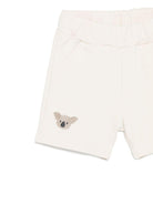 Shorts per neonato Donsje Ithri beige con motivo con ricamo - Rubino Kids
