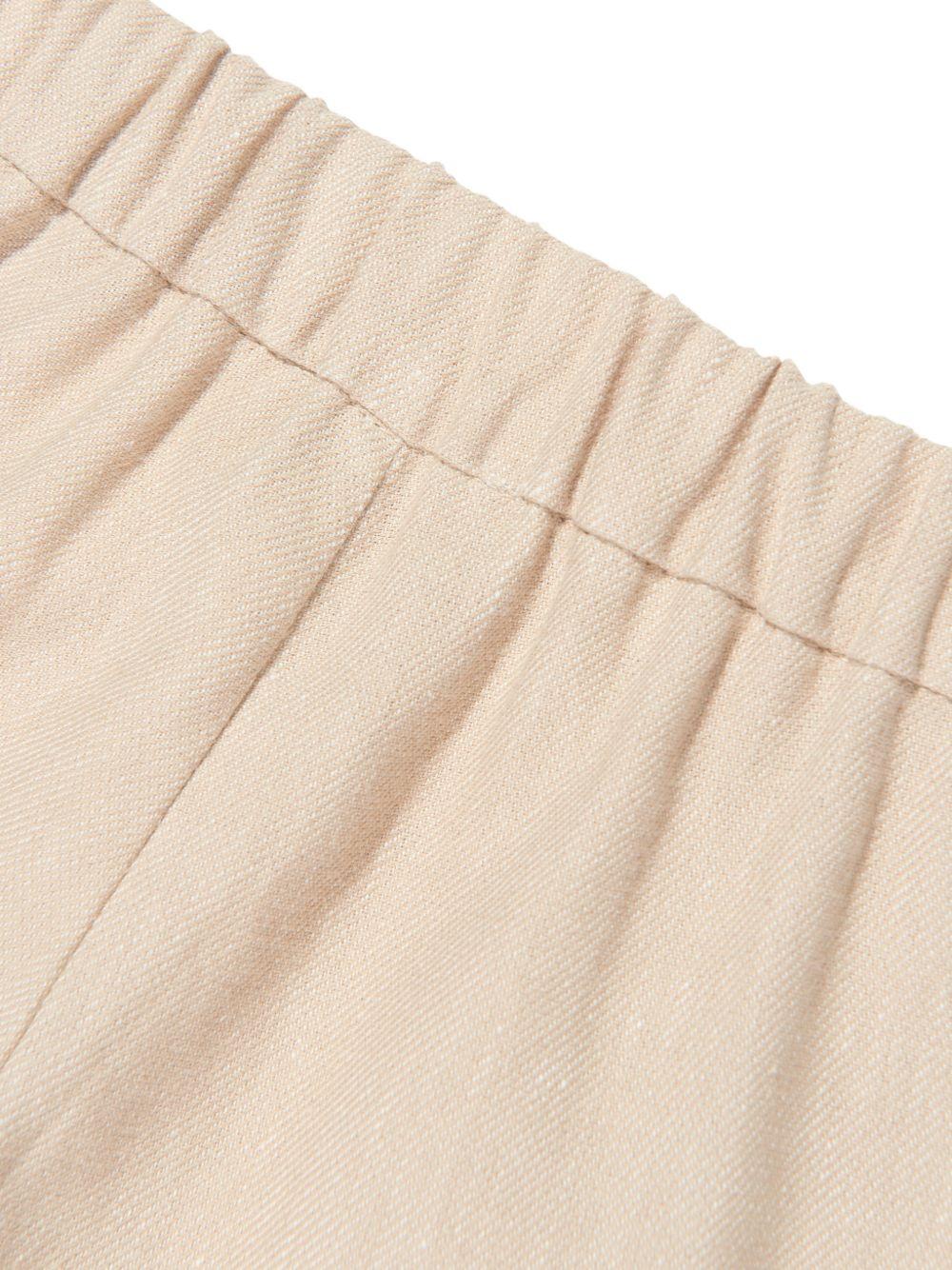 Shorts per neonato Emporio Armani Kids beige con vita elasticizzata - Rubino Kids