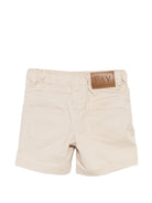 Shorts per neonato Fay Kids beige con elastico in vita - Rubino Kids