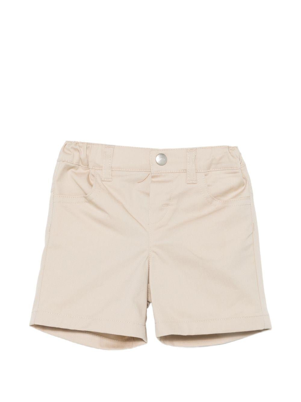 Shorts per neonato Fay Kids beige con elastico in vita - Rubino Kids