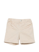 Shorts per neonato Fay Kids beige con elastico in vita - Rubino Kids