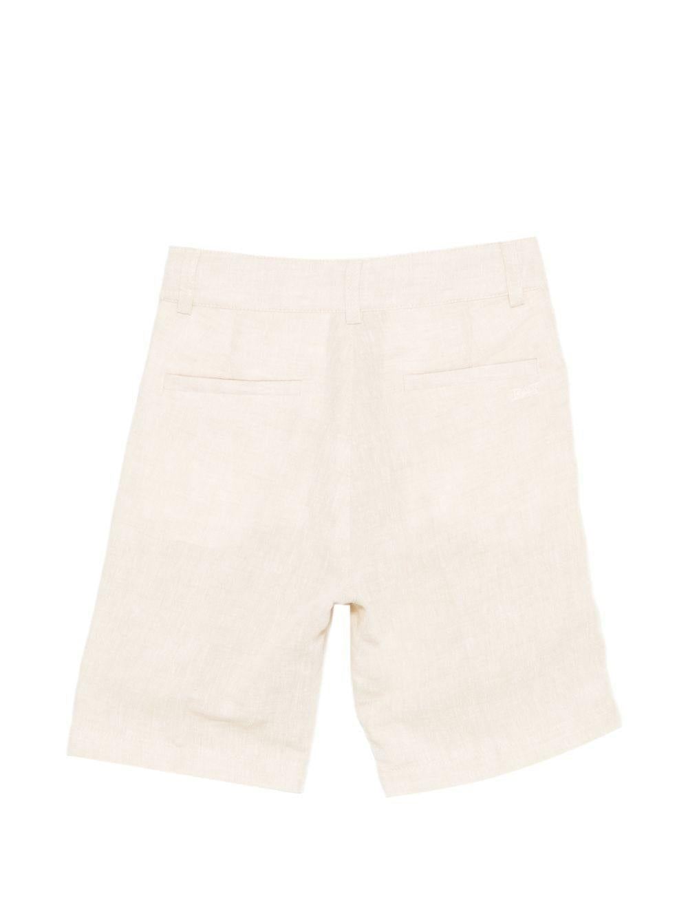Shorts per neonato Fay Kids beige con tasche posteriori a filetto - Rubino Kids