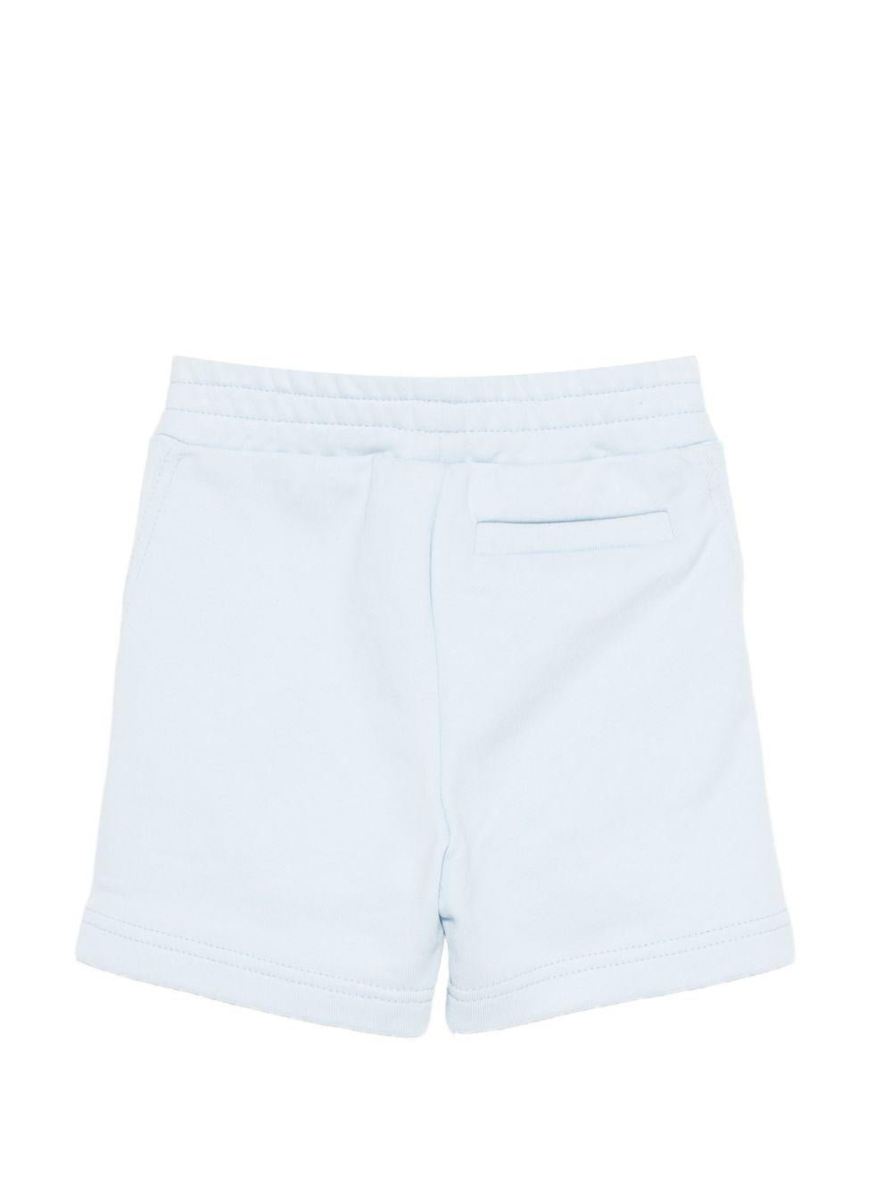 Shorts per neonato Givenchy Kids azzurri con vita elasticizzata - Rubino Kids