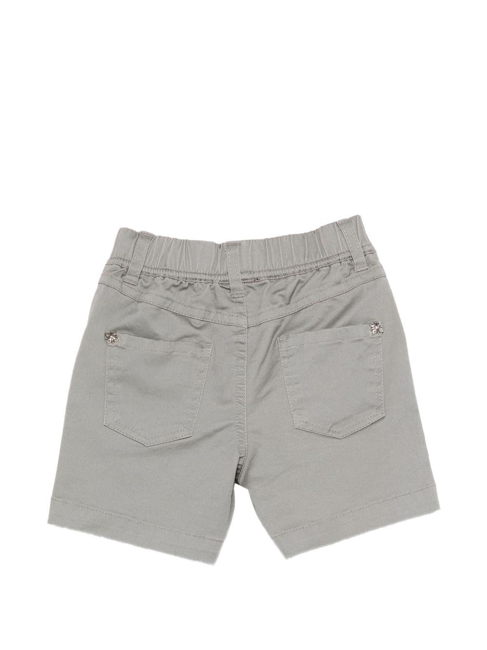 Shorts per neonato John Richmond Junior grigi con vita elasticizzata - Rubino Kids