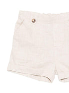 Shorts per neonato Tartine & Chocolat beige con bottoni - Rubino Kids