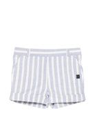 Shorts per neonato Tartine & Chocolat blu con dettaglio logo - Rubino Kids