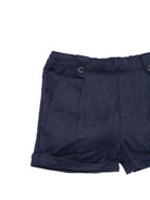 Shorts per neonato Tartine & Chocolat blu scuro in lino - Rubino Kids