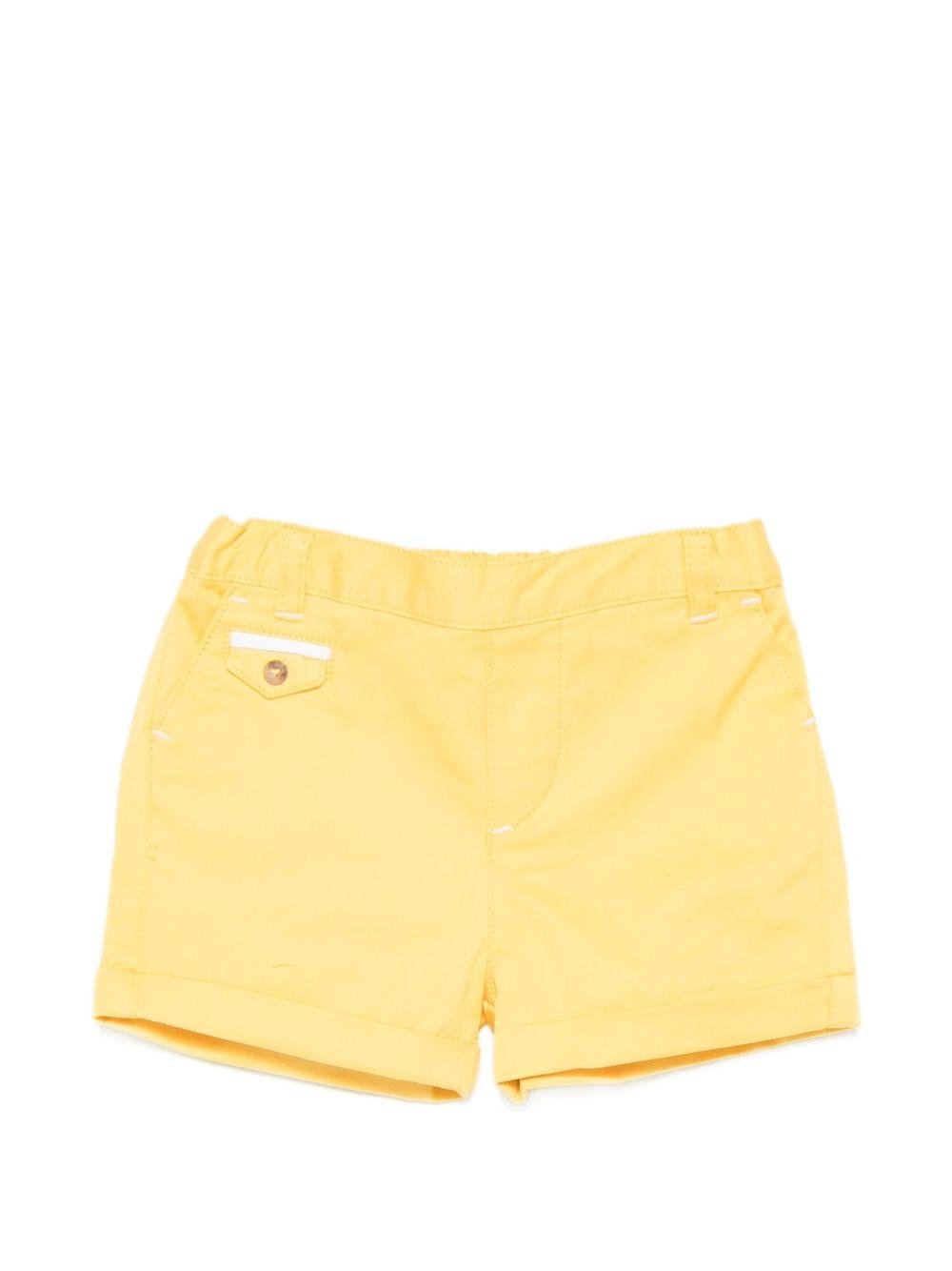 Shorts per neonato Tartine & Chocolat giallo con bottoni - Rubino Kids