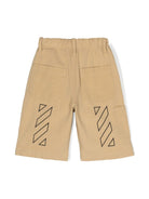 Shorts sportivi con righe diagonali - Rubino Kids