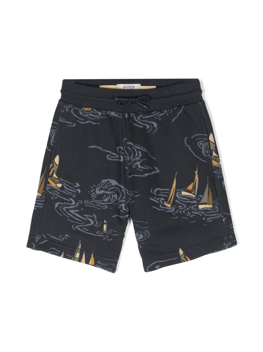 Shorts sportivi con stampa grafica - Rubino Kids