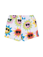 Shorts sportivi con stampa - Rubino Kids