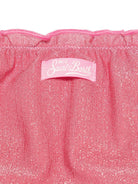 Slip bikini Cric per bambina MC2 Saint Barth Kids fucsia con ruches - Rubino Kids