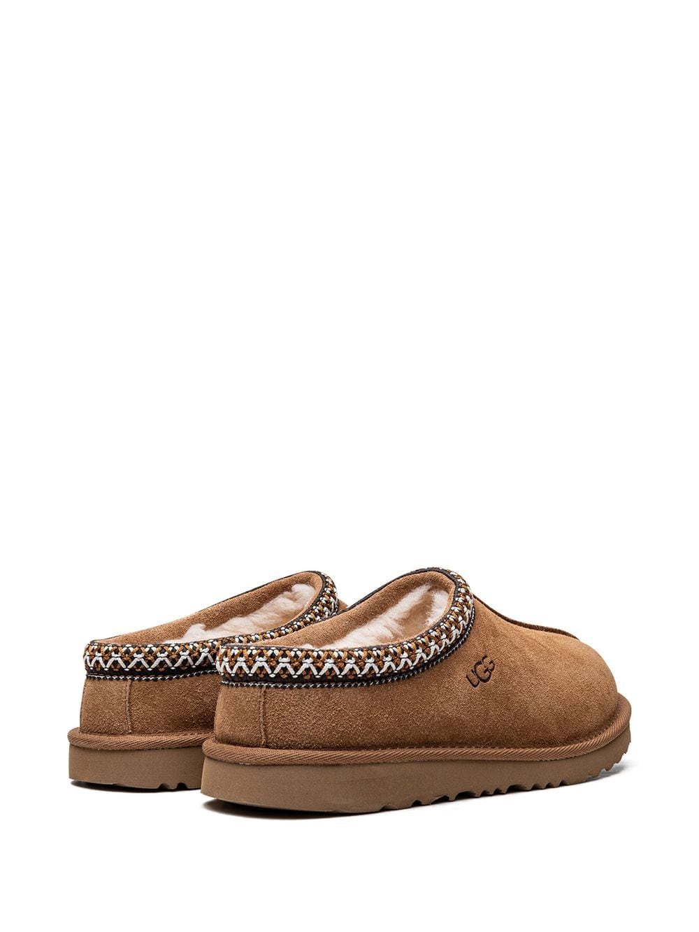 Slippers Tasman per bambina UGG Kids marroni con punta tonda - Rubino Kids