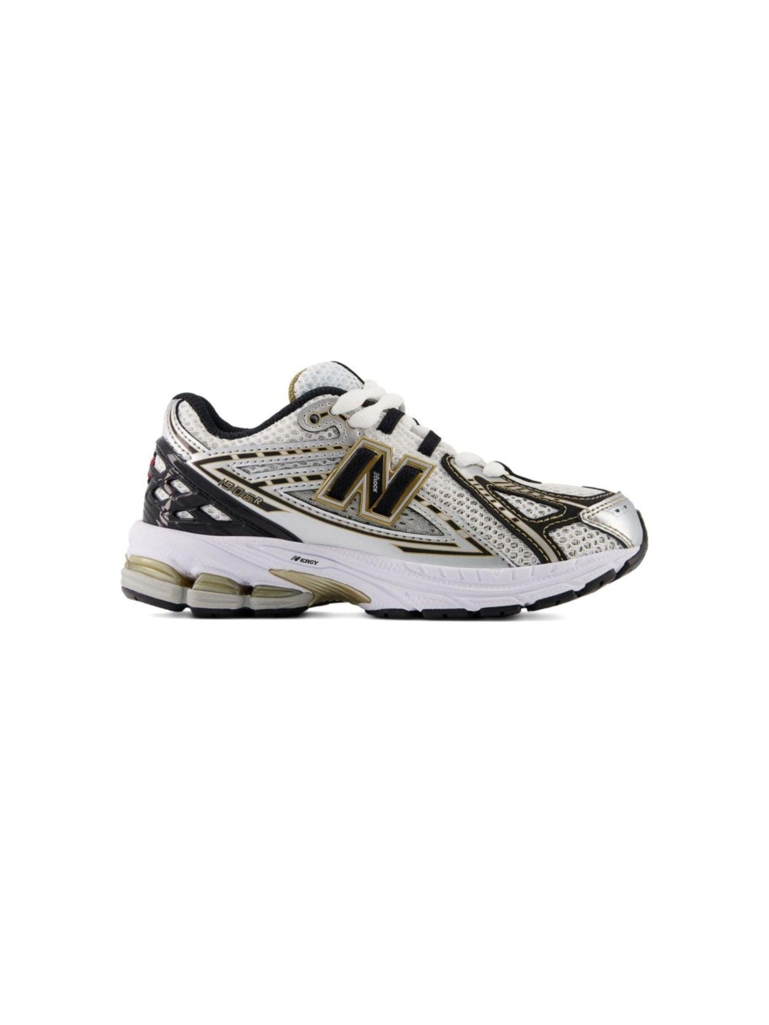 Sneakers 1906 per bambino New Balance Kids grigie con applicazione logo sui lati - Rubino Kids