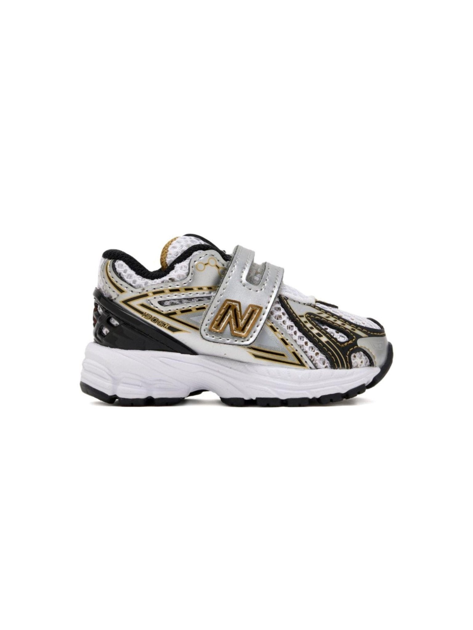 Sneakers 1906 per bambino New Balance Kids grigie con inserti a contrasto - Rubino Kids