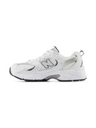 Sneakers 530 per bambini New Balance Kids bianche con inserti in rete - Rubino Kids