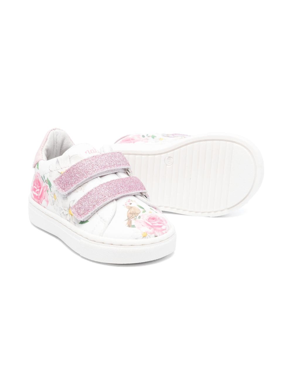 Sneakers a fiori - Rubino Kids