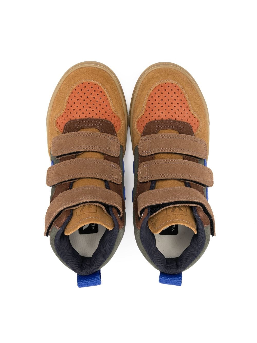 Sneakers alte con chiusura a strappo - Rubino Kids