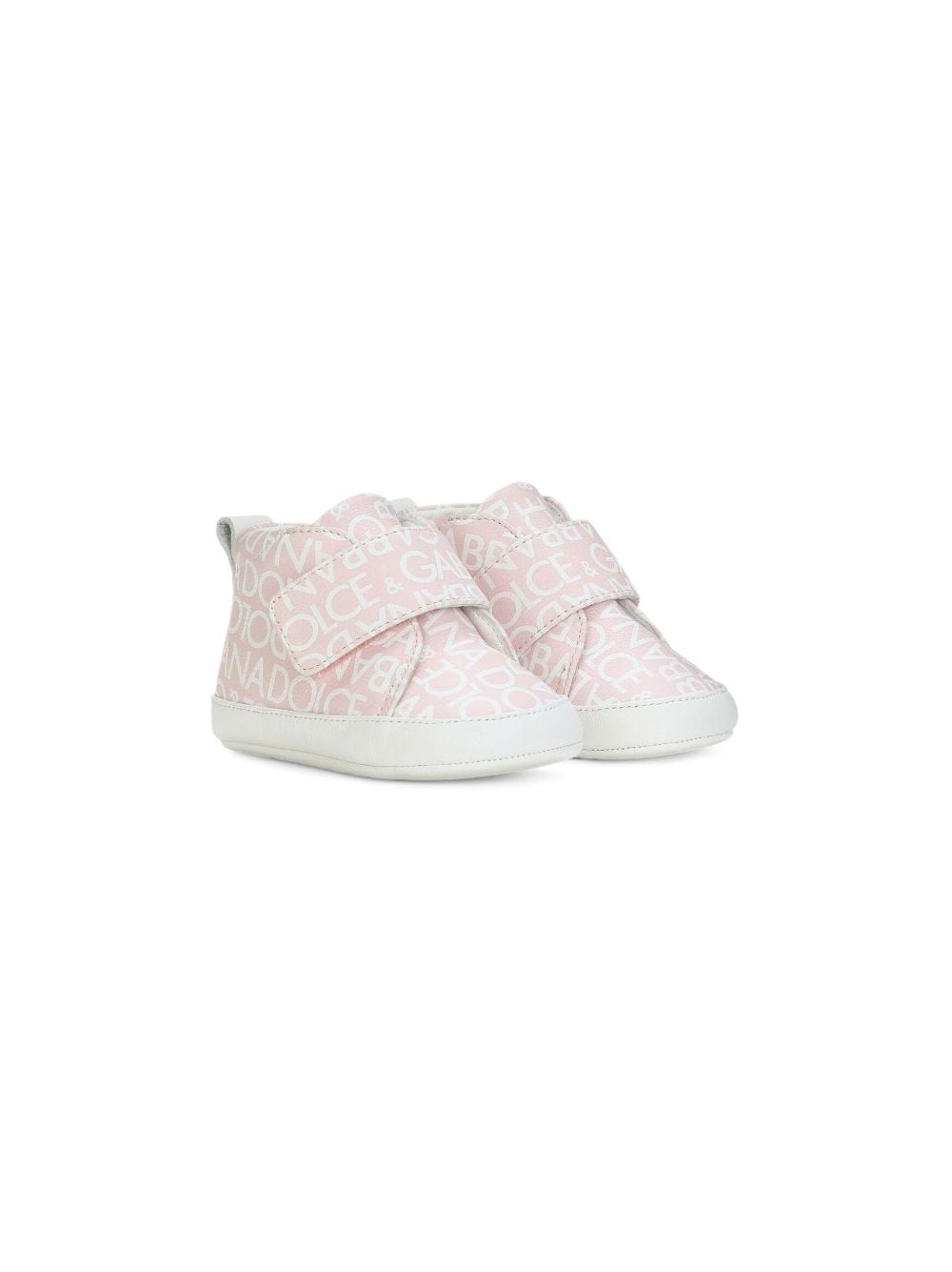 Sneakers alte con stampa DG - Rubino Kids