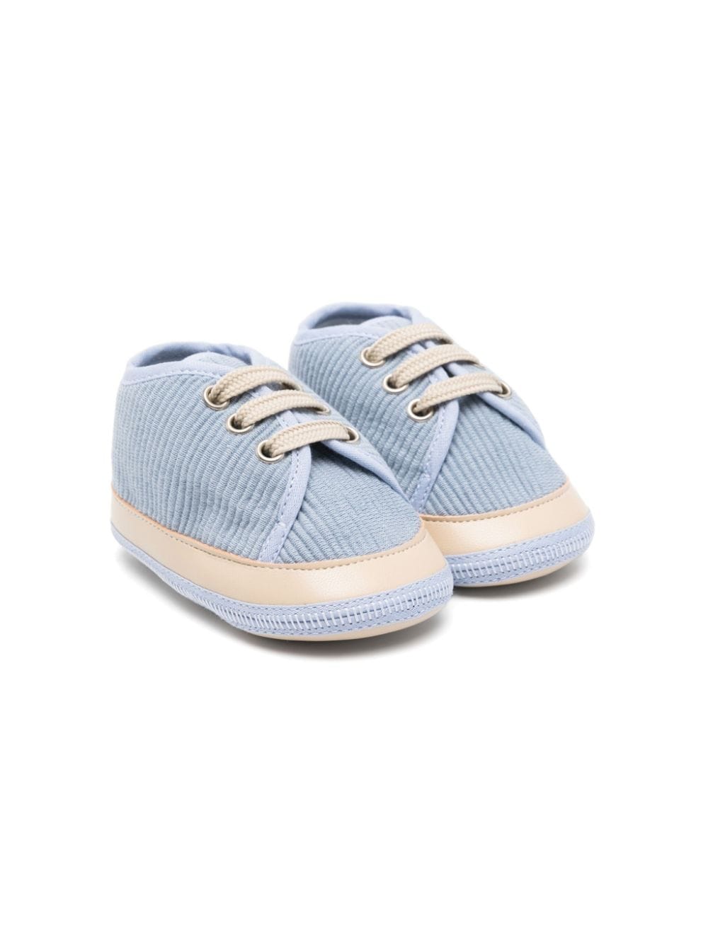 Sneakers azzurre per neonato con punta a contrasto Colorichiari - Rubino Kids