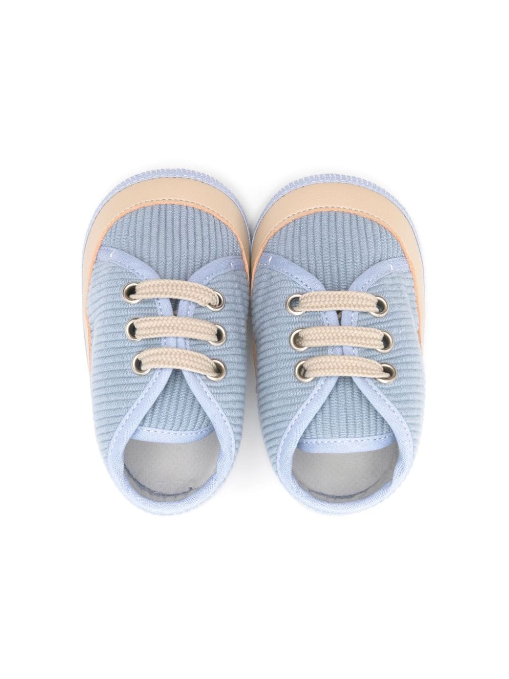 Sneakers azzurre per neonato con punta a contrasto Colorichiari - Rubino Kids