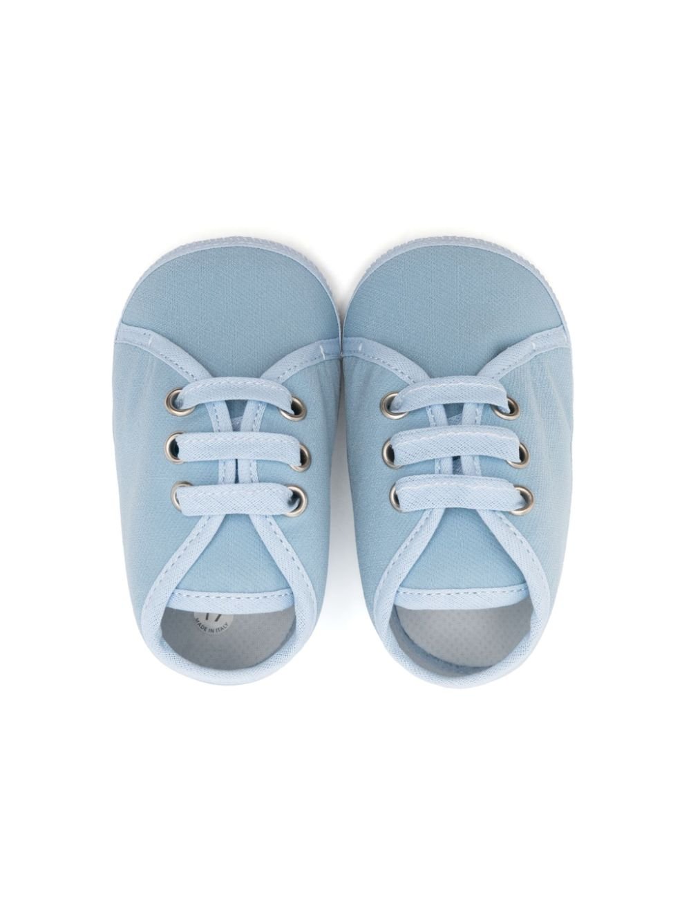 Sneakers azzurre per neonato con punta a contrasto Colorichiari<BR/> - Rubino Kids