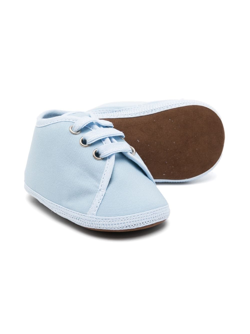 Sneakers azzurre per neonato con punta a contrasto Colorichiari<BR/> - Rubino Kids