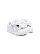 Sneakers con applicazione a fiori - Rubino Kids