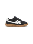 Sneakers con applicazione Palm Tree per bambino Palm Angels Kids nero con logo sul tallone - Rubino Kids