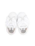 Sneakers con fiocco per bambina Monnalisa bianco con glitter design - Rubino Kids