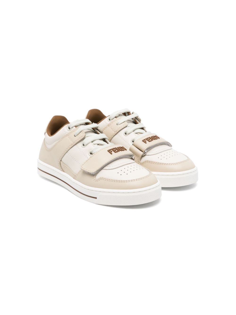 Sneakers con lacci e strappo - Rubino Kids