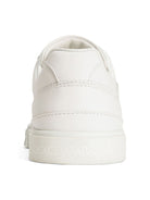 Sneakers con logo goffrato per bambino Dolce & Gabbana Kids bianco con suola piatta in gomma - Rubino Kids