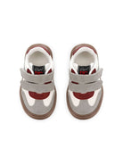 Sneakers con logo goffrato per bambino Dolce & Gabbana Kids multicolor con suola piatta in gomma - Rubino Kids