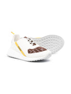 Sneakers con stampa logo - Rubino Kids