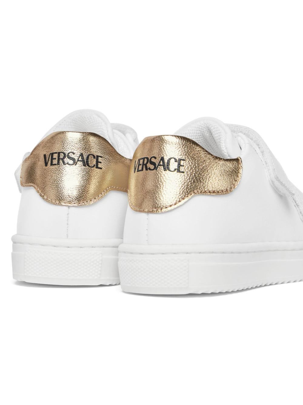 Sneakers con strappo per neonato Versace Kids bianco con grana liscia - Rubino Kids